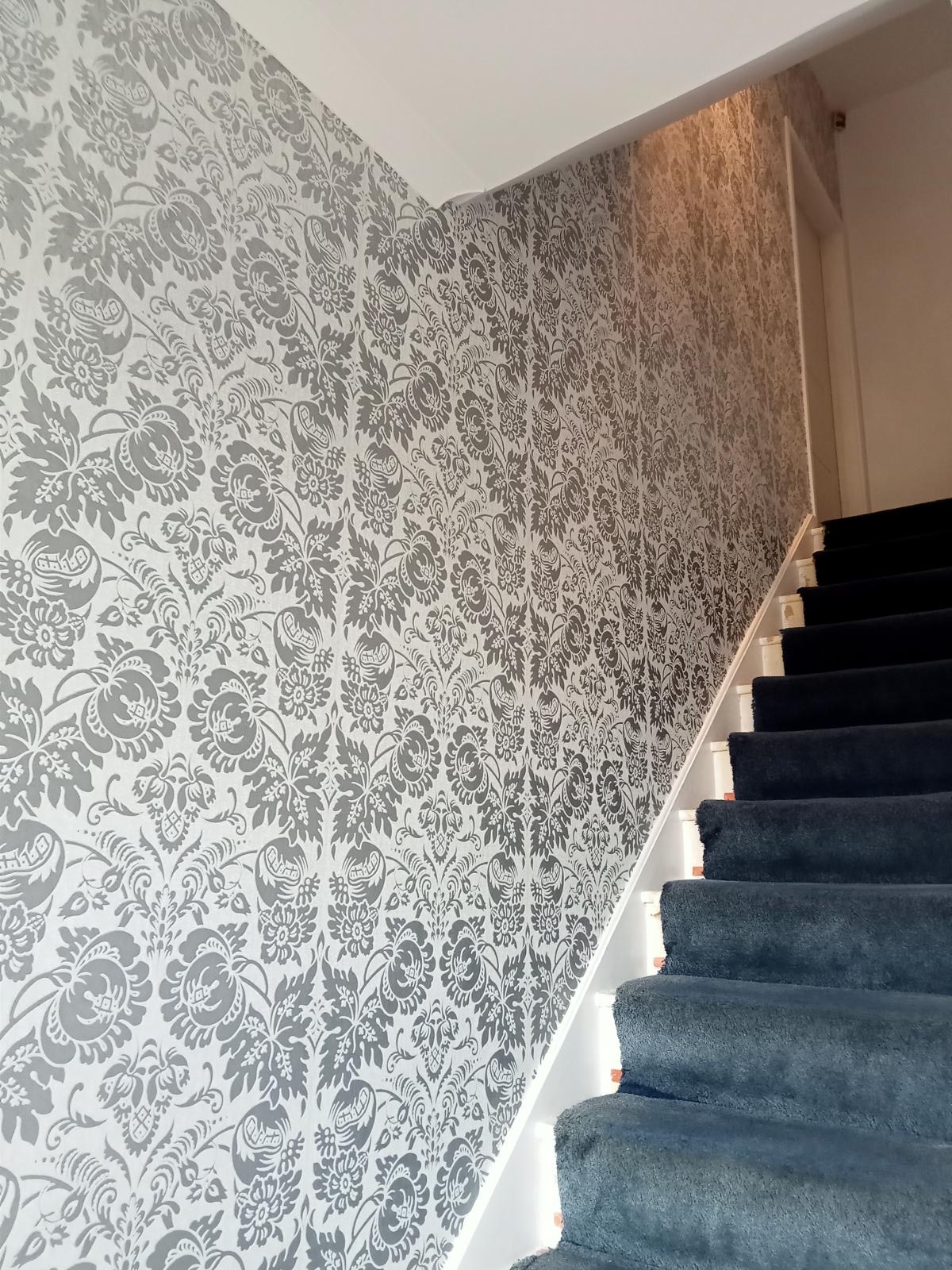 wallpaper hanging Waterloo, SE1